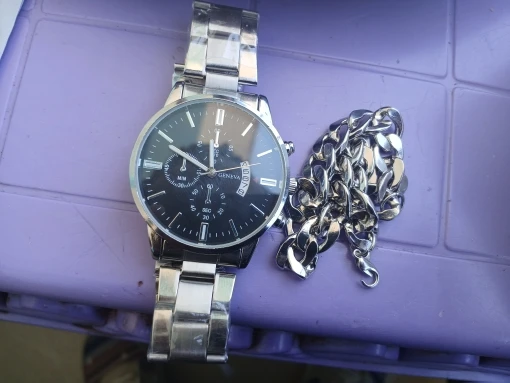 Fashion Men's Stainless Steel Watch photo review