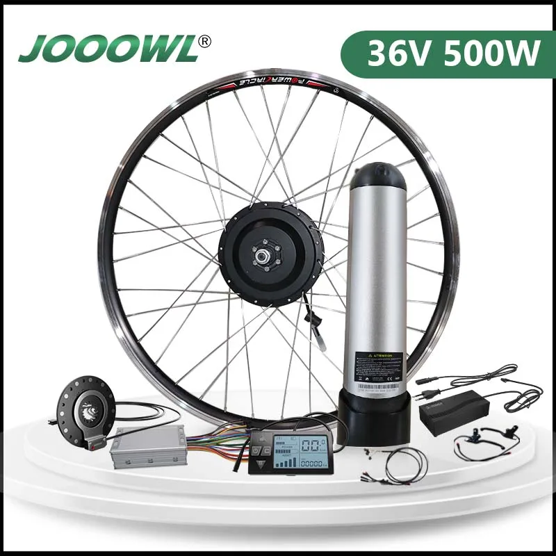Eu Stock Ebike Conversion Kit 36v 500w Front Rear Motor For Electric
