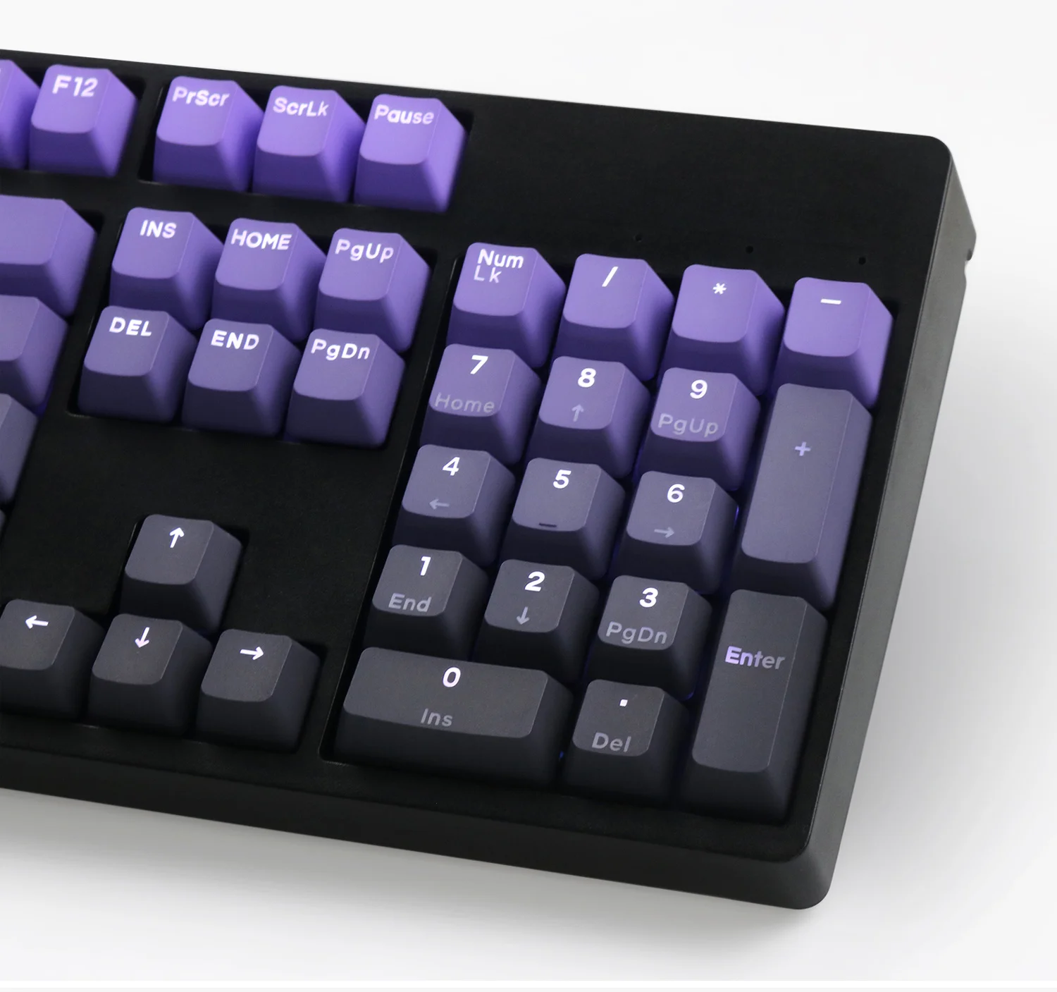 Keycap teclado retroiluminado PBT, Top Side roxo