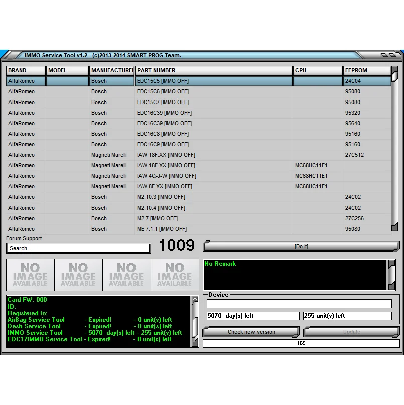 Herramienta de servicio EDC IMMO V1.2, Software de reparación de automóviles, código PIN Immo Off calculadora BSI VDO DASHBOARD 2017 para Audi, BMW y Fiat