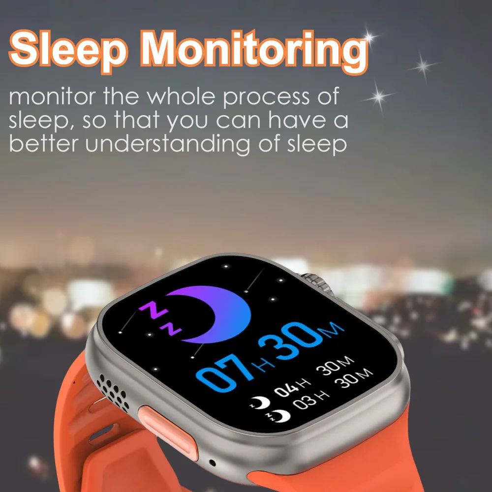 Z8 Ultra 2022 ο 49MM Ʈ ġ ø 8 ׻ ÷     IP68   NFC Smartwatch