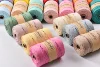 Hammock cord 5MM Soft Polyester Crochet cord 135meters a Roll Macrame cord. Unique Polyester knitting yarn  Basket knitting Yarn 3