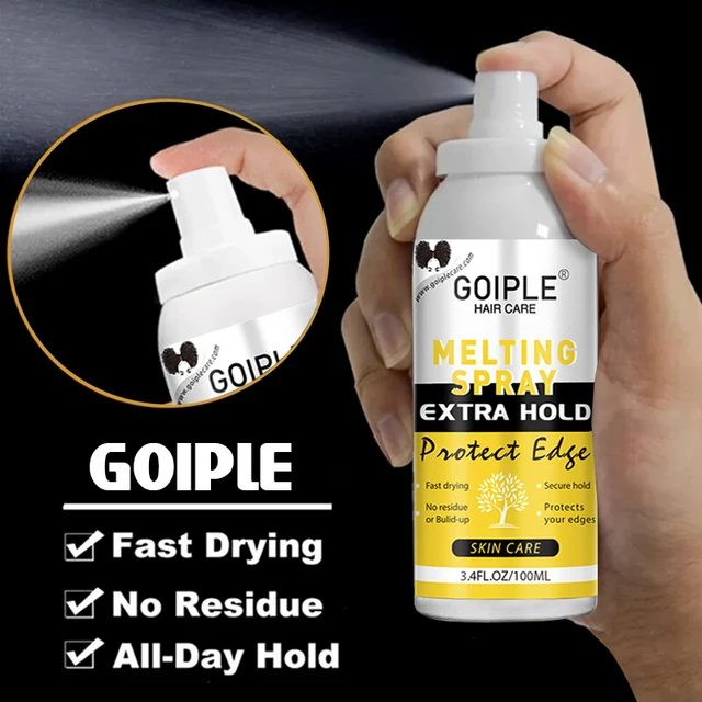 GOIPLE 100ml Disposable Gentle Front Wig Glue Glueless Bond Latex-free Adhesive for Hairline Toupee Frontal Lace Melting Spray