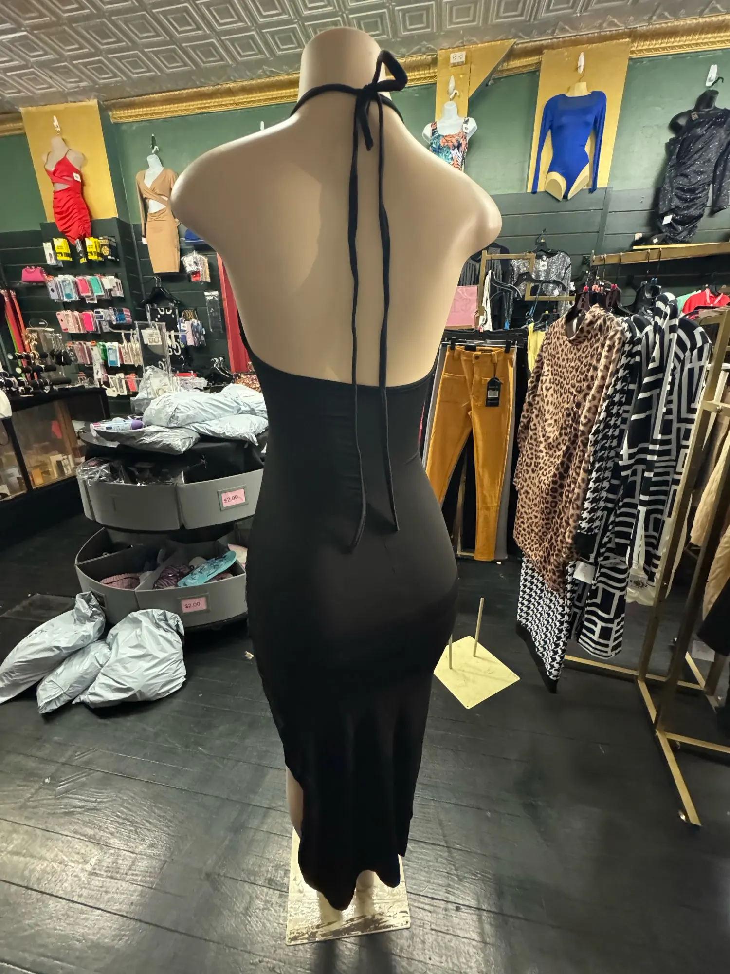 Sleeveless Sexy Female Midi Backless Dresses Slim Night Club Party Women's Dress Bodycon Vestidos Elegantes Para Mujer photo review