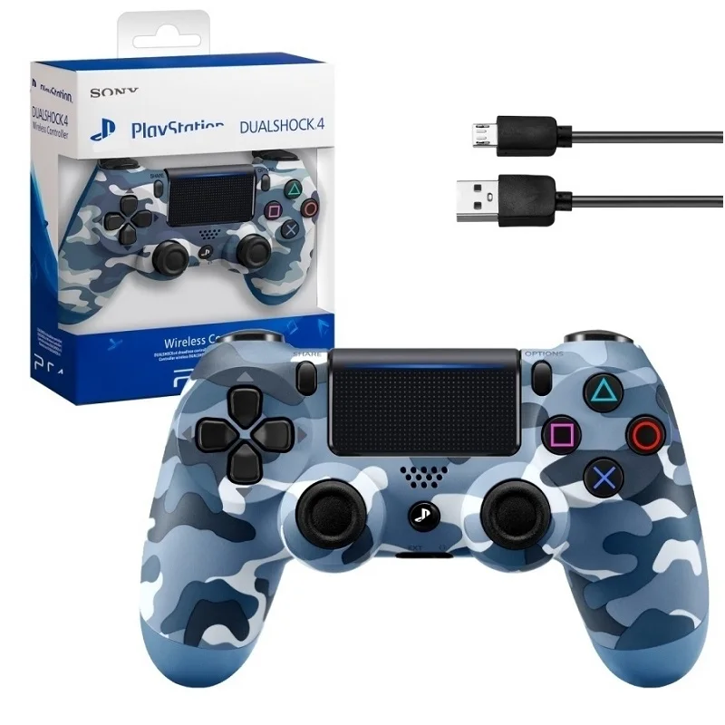 Gamepad wireless Bluetooth joystick for PS4 DualShock 4 v2 wireless (PS4/pc/iOS/Android) with shipping from Russia Gamepad playstation ps xbox series nintendo switch games game console for pc