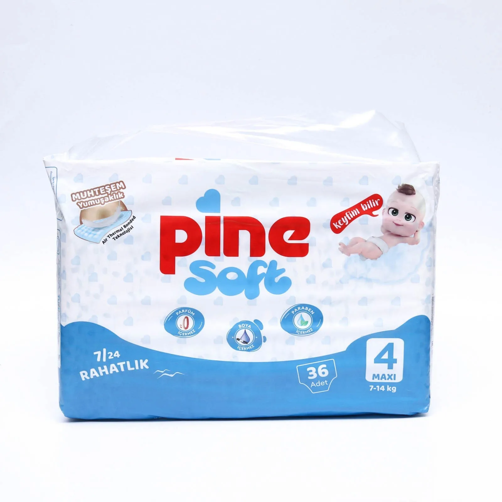 Подгузники детские Pine Soft 4 Maxi (7 - 14 kg)
