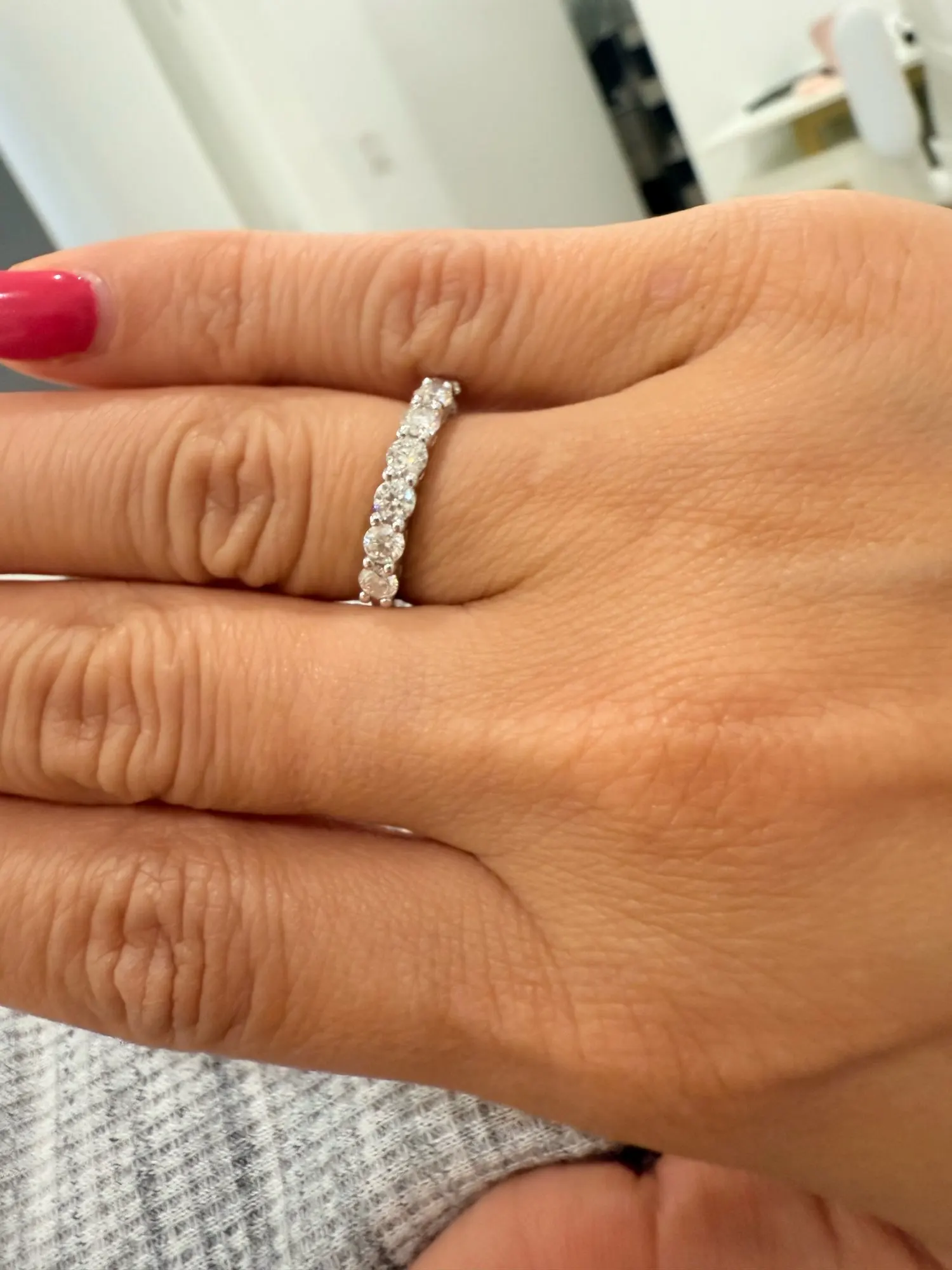 "Aurelia" Gold Moissanite Ring