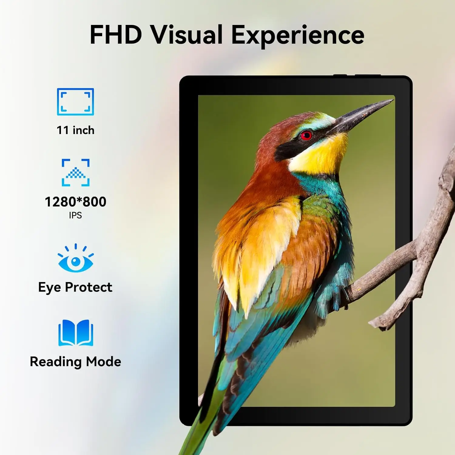 AEEZO A7 10.1-inch Android 14 Tablet 16GB RAM 128GB ROM Octa-Core Processor With Protective Case Pen Keyboard Mice Headphone Tab 3