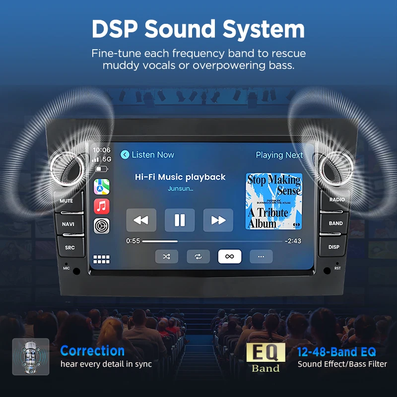 Radio de coche Junsun de 7 pulgadas con Android para Opel Astra H G J Zafira B Corsa C D Antara Vectra Vivaro, CarPlay inalámbrico, Android Auto, navegación GPS, reproductor multimedia, pantalla táctil IPS, WiFi, 4G, DSP, RDS, Bluetooth, FM, AM, SWC, DAB, autoradio, unidad principal estéreo, 2DIN 8