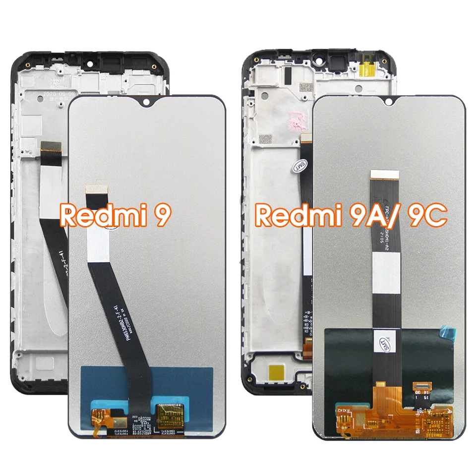 Kit Vis Complet Original Pour Xiaomi Redmi 9 (M2004J19AG), Argenté, France