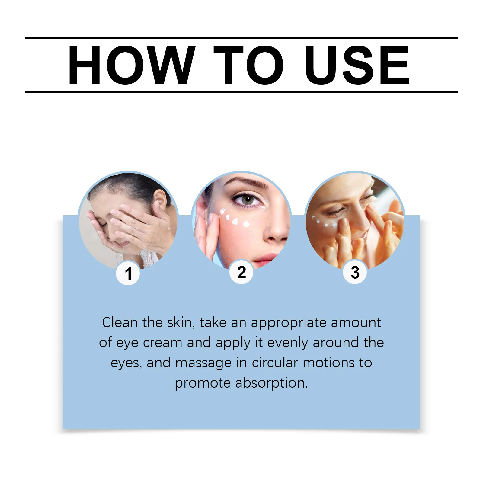 Hoygi Eye Cream Deep Hydrating Remove Dark Circles Enhance Skin Elasticity Massage Softening Smoothing Eye Skin Care Cream