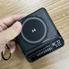 15000mAh Portable Power Bank Built-in Type-C & Lightning Cables Wireless Charging, USB-A/USB-C Output PD 22.5W, Find My Tracking 2