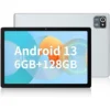 BESTSKI 10.1 inch Tablet, 6GB(4+2) RAM, 64GB ROM, 128GB Expand, 5000mAh, 1280x800 HD Touch Screen, 5MP+8MP Dual Camera (Silver) 1