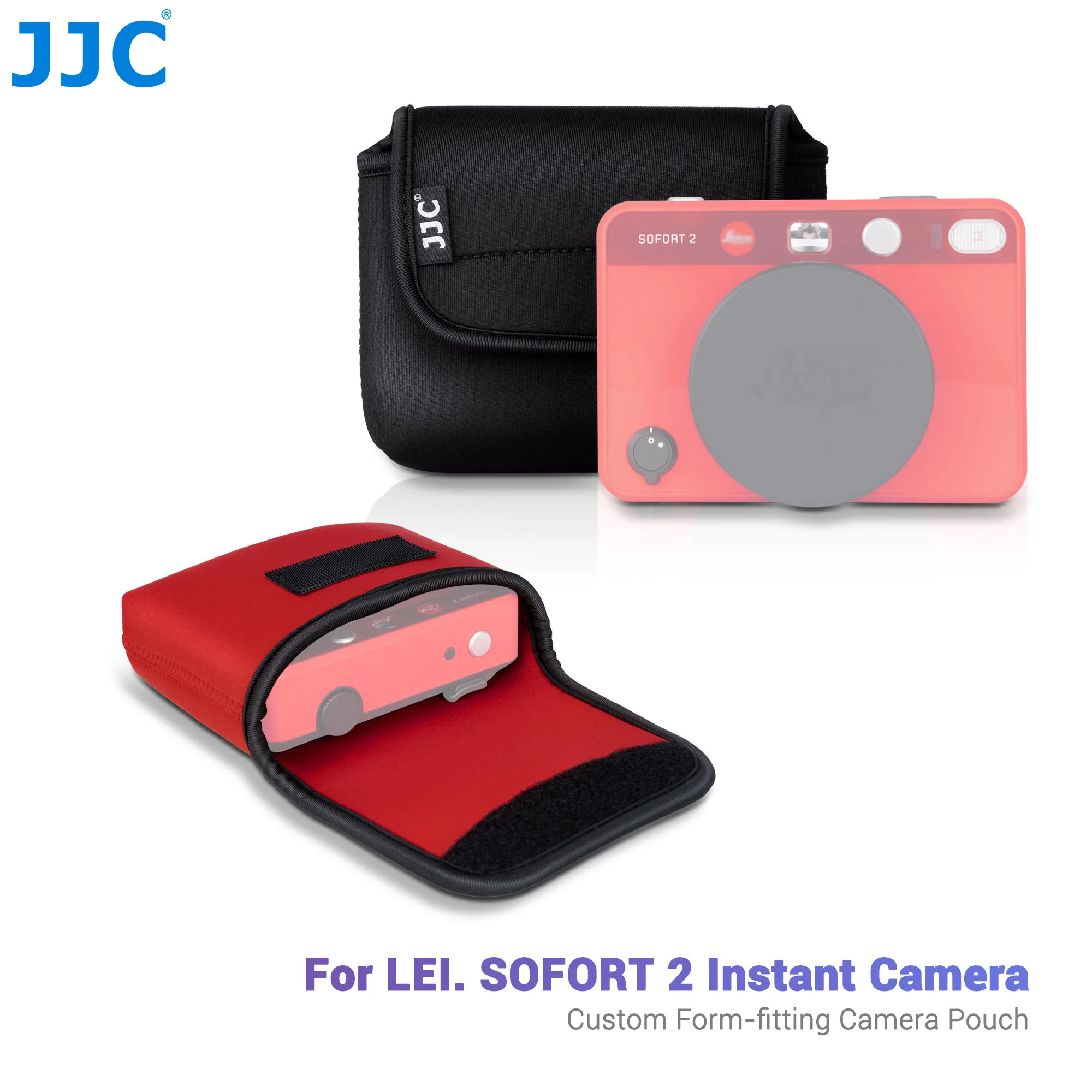 Jjc-ライカ用ソフトネオプレンカメラケース,クイックアクセス開口部 