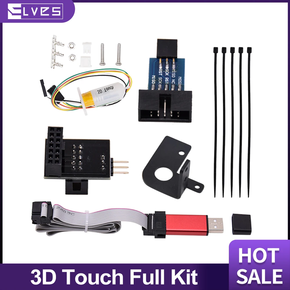 ELVES 3D Printer Parts  3D Touch Sensor Auto Bed Leveling Sensor BL Touch BLTouch Reprap Mk8 I3 Ender 3 Pro Anet A8 Tevo automatic bed leveling for aneta8 tevo reprap mk8 ender3 bltouch drop shipping