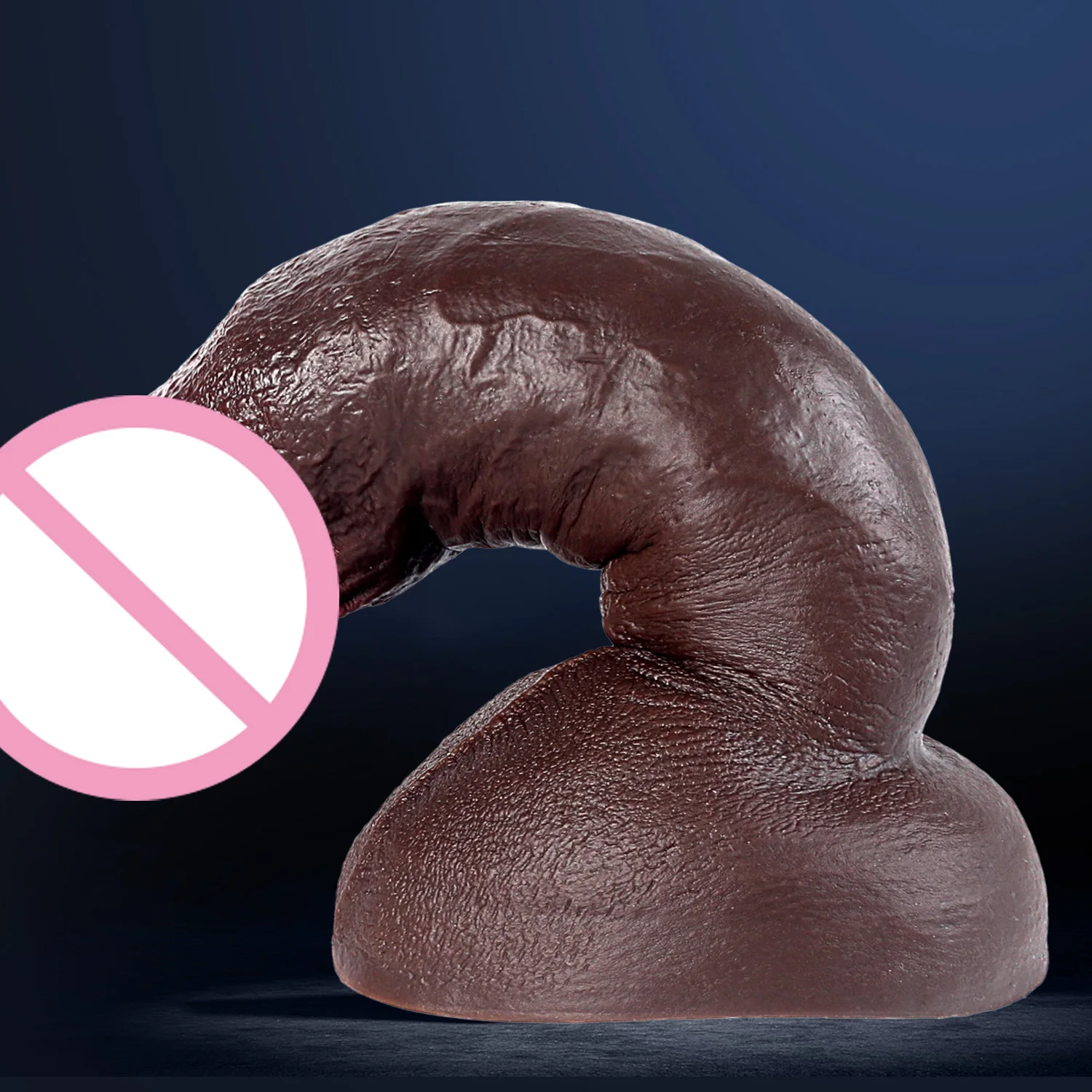Realistic Thick Dildo Penis Soft Skin Feel Gay Masturbators Silicone Dick Suction Cup Anal Plug Sex Toy for Men Women