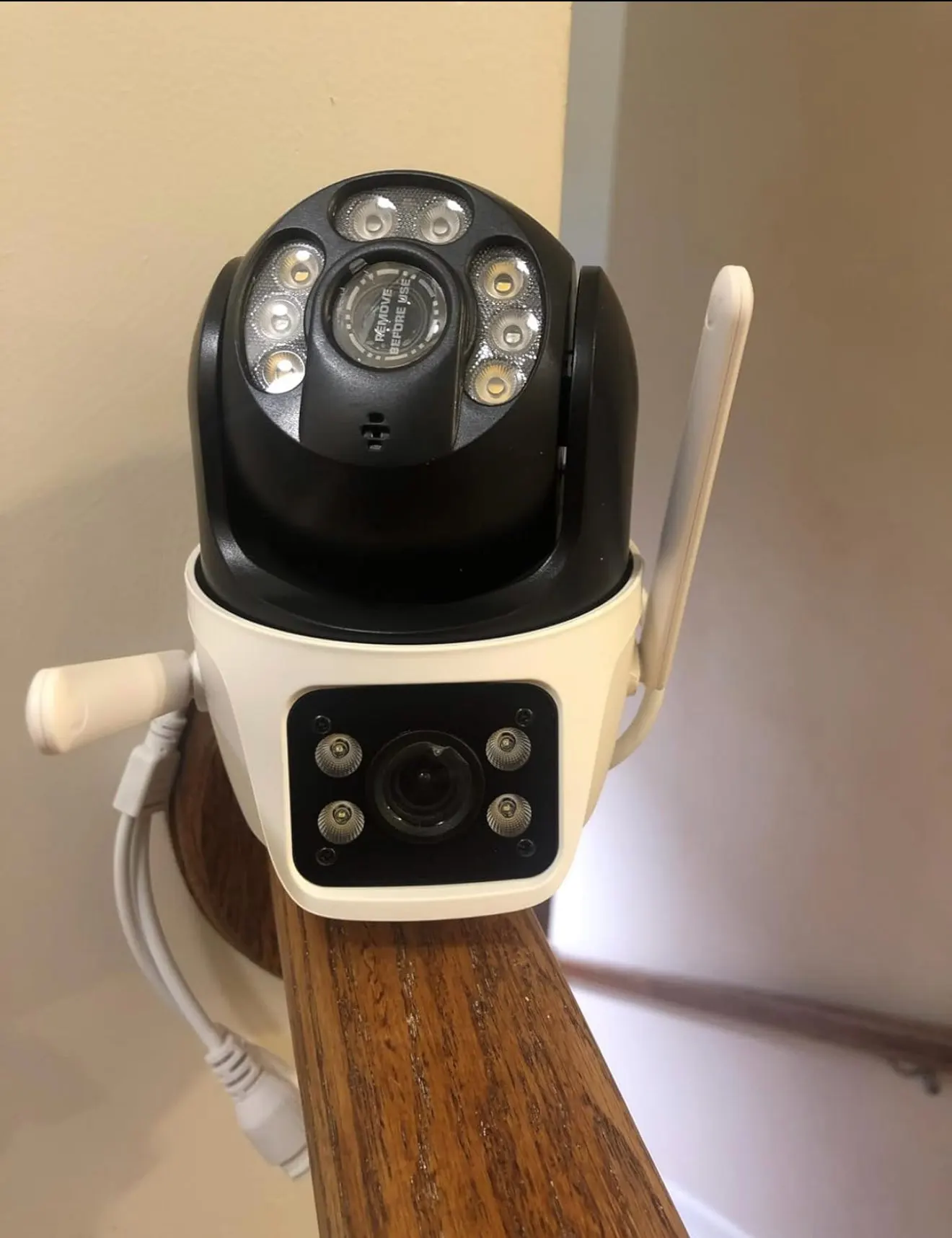 4K 8MP HD Wifi PTZ Camera Outdoor 4MP Dual Lens Dual Screen AI Auto Tracking IP Camera CCTV Audio Video Surveillance P2P iCSee photo review