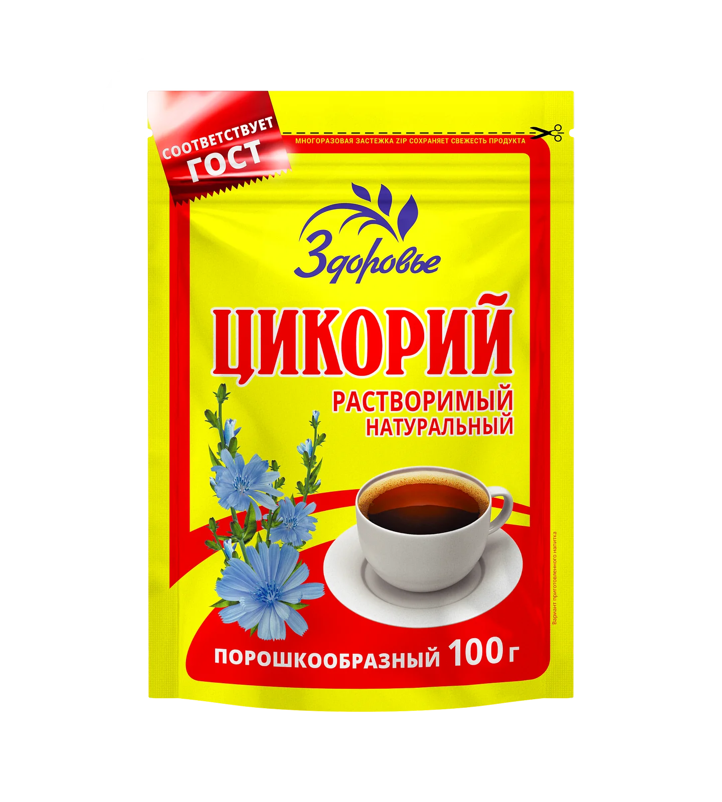 из 12 штук Цикорий Здоровье 100г