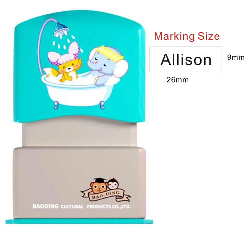 Clothing Stamp Name Stamp For Clothing Fabric Stamp Daycare Stamp Uniform Stamp  Kids Clothing Stamp Camp Stamp Clo - Wedding Stamps - AliExpress