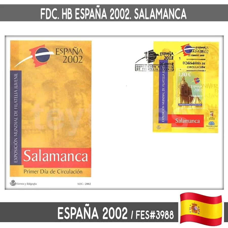 D0029 # Spagna 2002. Fdc Hb Spagna 2002. Bamb (N) Fes #3988