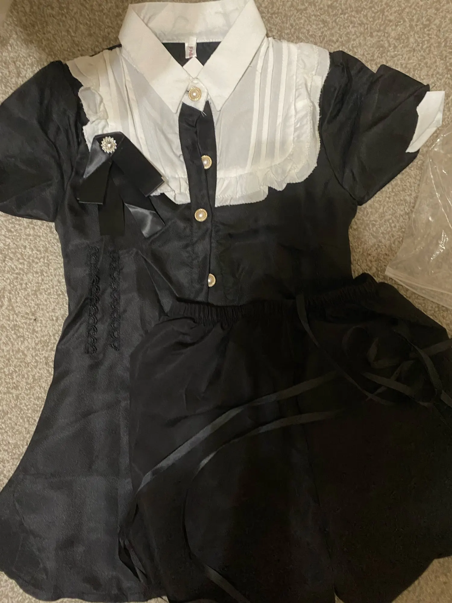 Dark Mini Dress - Girly Kei Aesthetic photo review