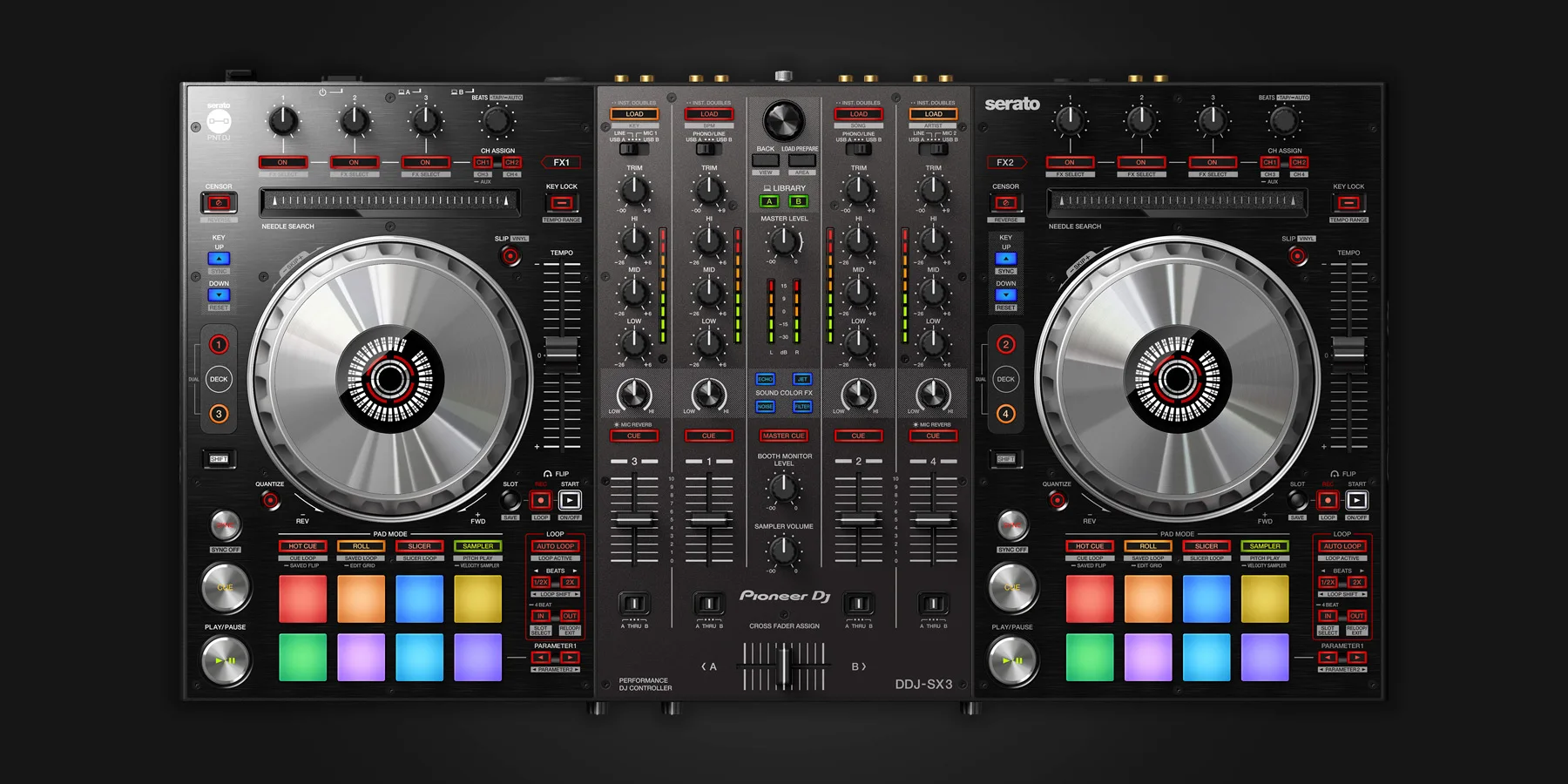 

ORIGINAL New ARRIVALS Pioneers DDJ-SX3 4-channel DJ controller for Serato DJ Pro NEW MODEL