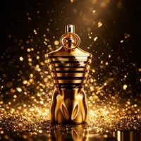JPG Eau de Parfum 4.2 FL OZ 125ML, Flacon Classique Homme en Forme de Torse avec Rayures Dorées Luxueuses et Verre Brun Transparent, Parfum Masculin Ambré Fougère, Cadeau de Noël Recommandé 4