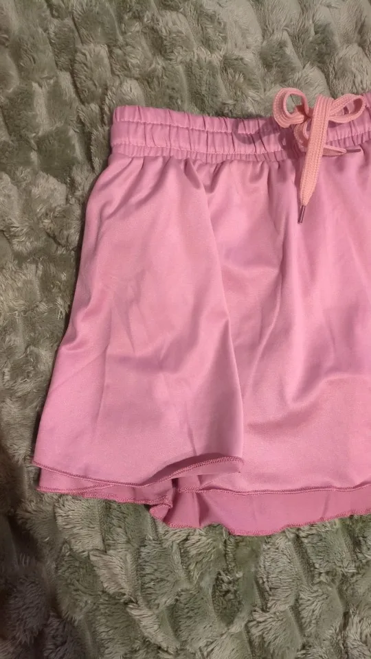 Chic Women's High Waist Pleated Shorts for Active Summer Style photo review