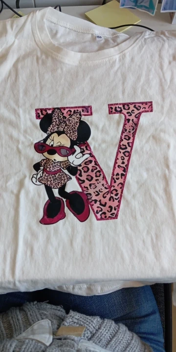 Minnie Letter T-Shirt photo review