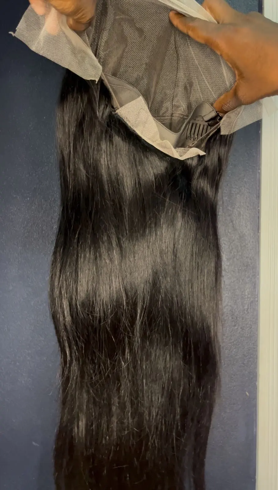 Brazilian Straight HD Lace Wig – 220 Density – One Size photo review