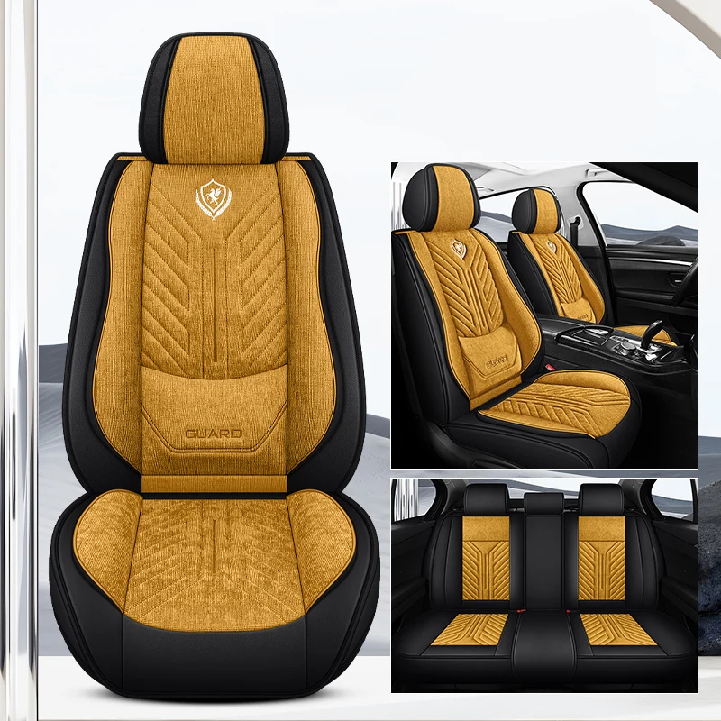 thumbnail image 1 of Juego completo de fundas universales para asientos de coche para Hyundai Sonata Accent Solaris Fiat Bravo Freemont 500 Argo Polestar 2 Accesorios para automóviles, 1 of 5