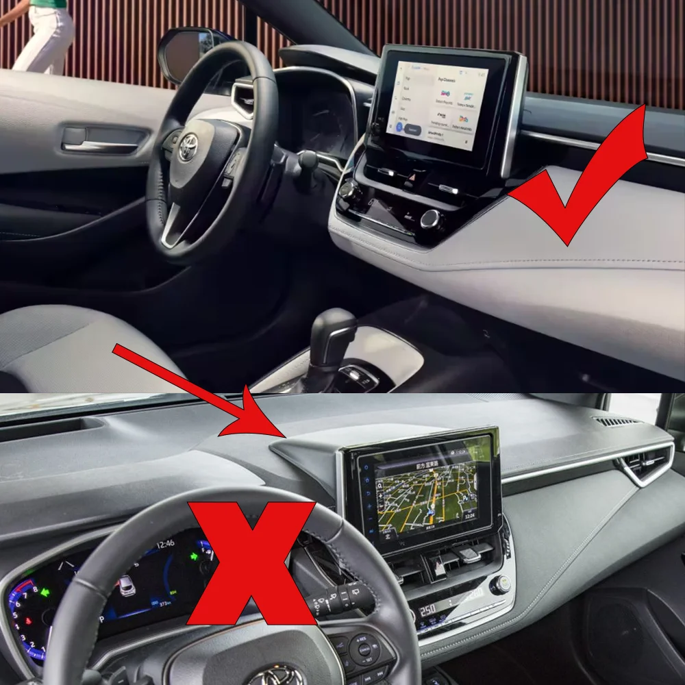 Toyota Corolla Cross XG10 하이브리드 용 자동차 휴대 전화 홀더 2022 2025 GPS 에어 벤트 셀 클립 스탠드 지원 액세서리 iPhone