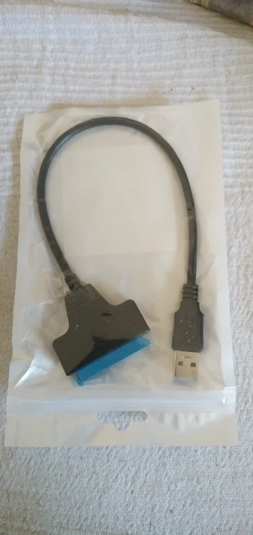 Cable SATA a USB 3,0/2,0 de hasta 6 Gbps para disco duro externo HDD SSD de 2,5 pulgadas, adaptador de 22 Pines, Cable USB 3,0 a SATA III photo review