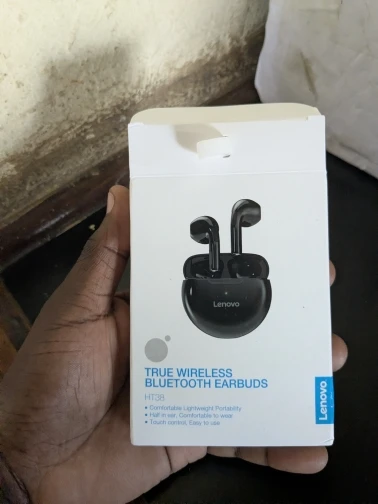 Lenovo HT38 TWS Bluetooth Mini Wireless Earbuds with Mic HD+ photo review