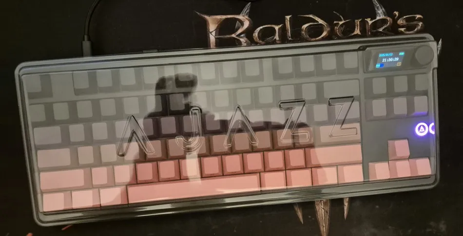 NEW AJAZZ AK870 Tri-mode RGB Bluetooth 2.4GHz Wireless Gaming