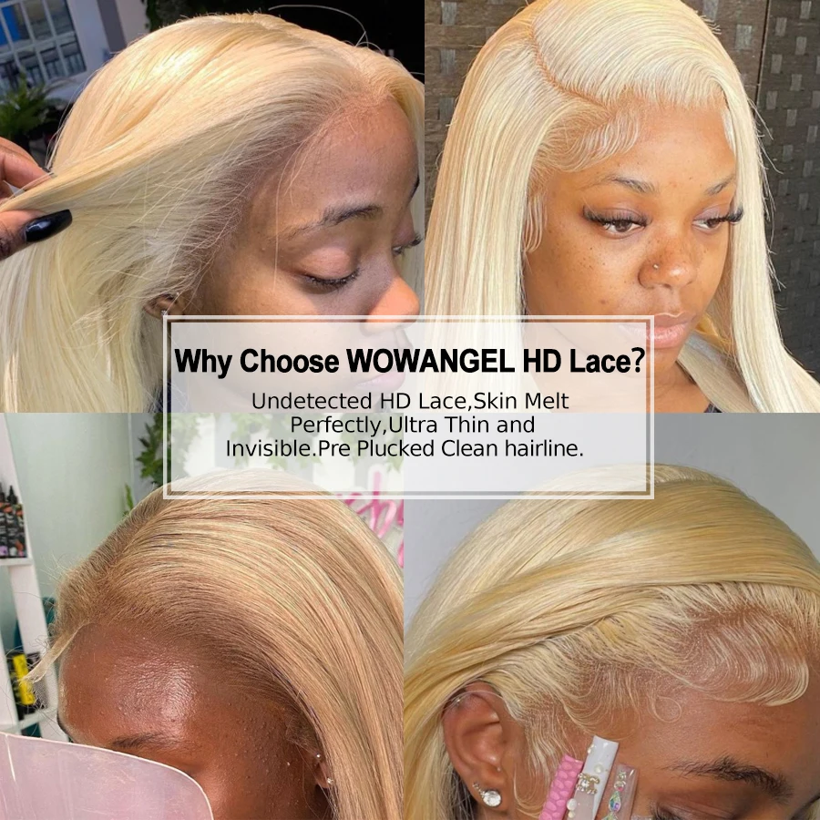 Wow angel HD Lace Front Wigs 13x6 - 34inches 250% 13x6 straight Wig -  Aliexpress