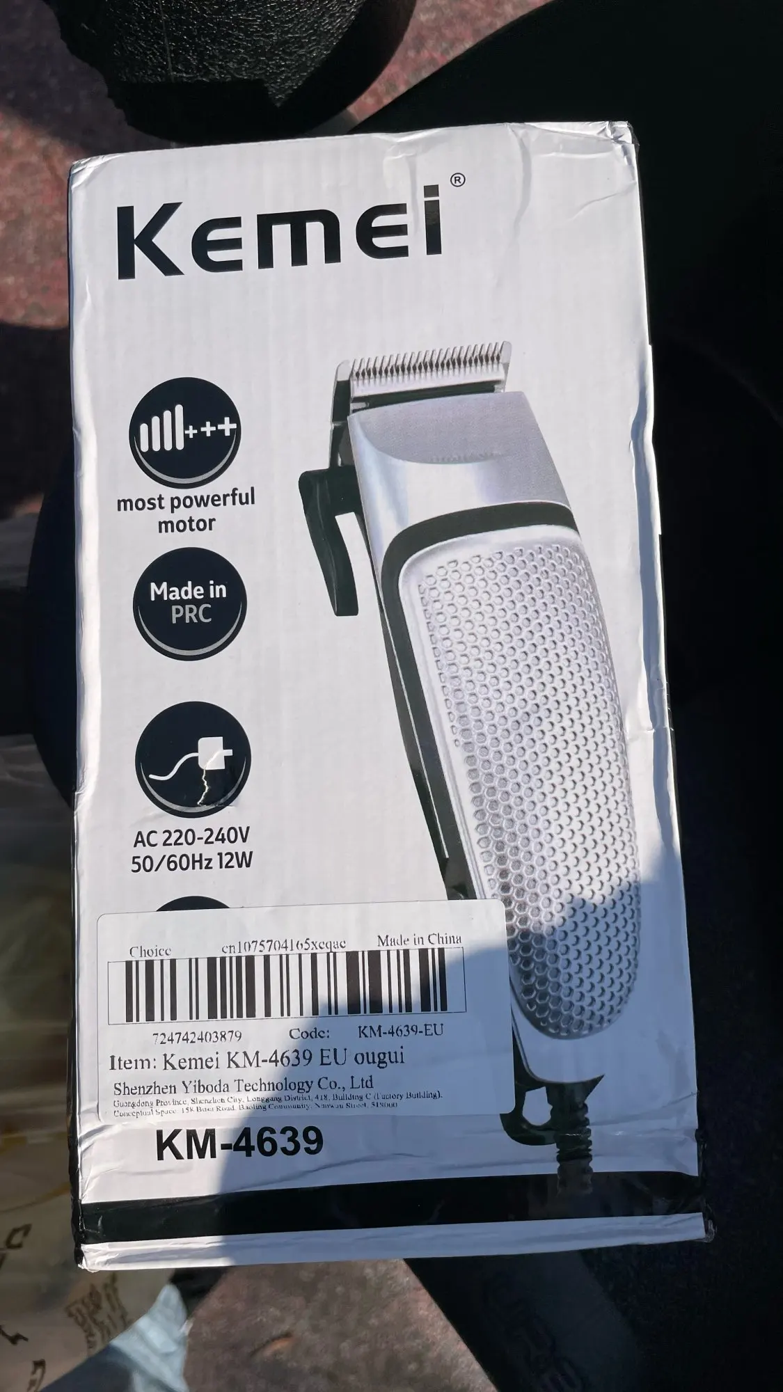 Kemei KM-4639 Electric Clipper Hair Clippers Professional Trimmer Household Low Noise Beard Machine Personal Care Haircut Tool photo review