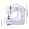 Electric Sewing Machine with Extension Table, Foot Pedal, Light, and Sewing Kit Tools for 12 Built-in Stitches and 2 Speeds 5