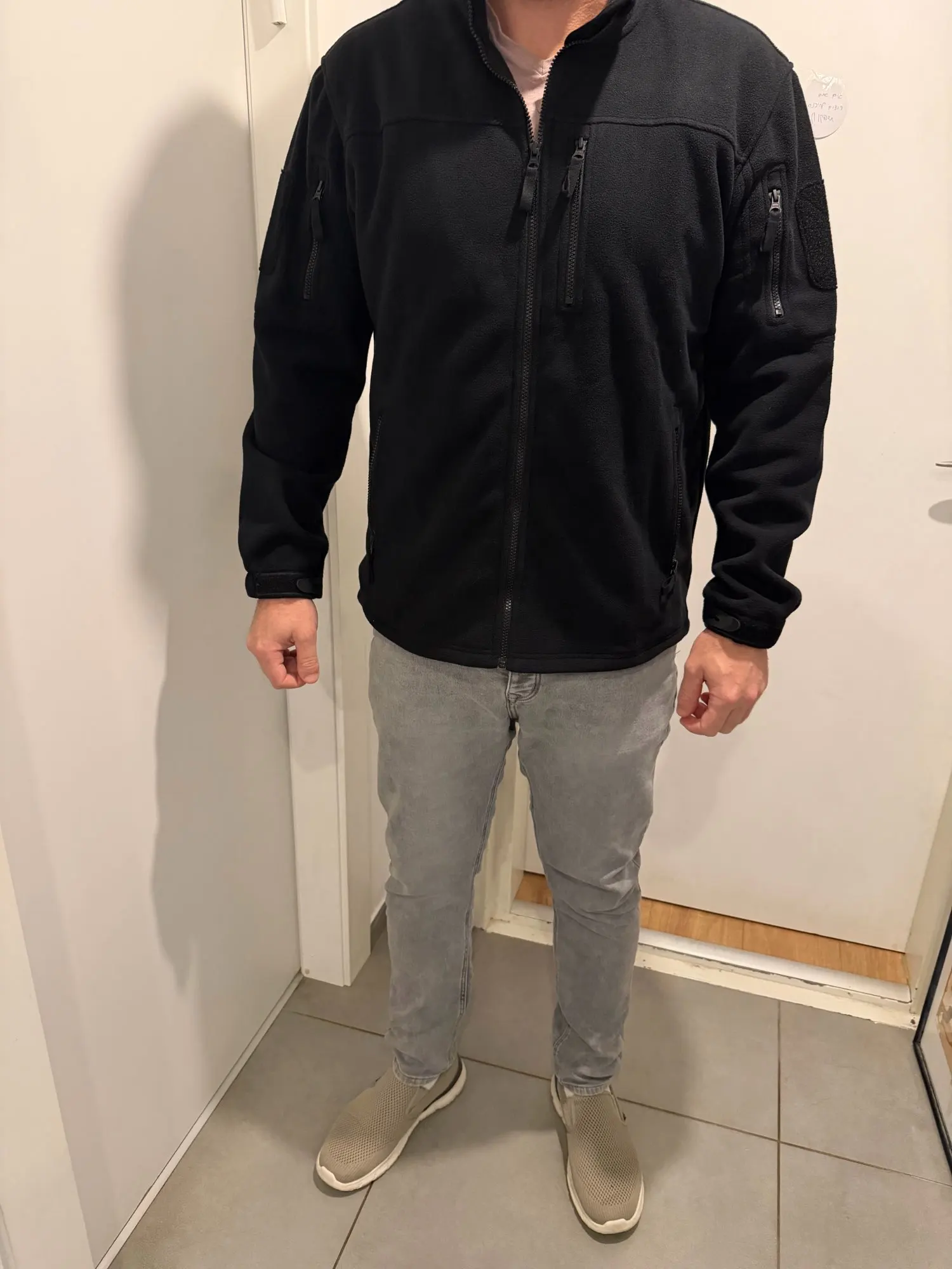 Men's Tech Fleece- Light Weight Utility Zip Up Streetwear Coat