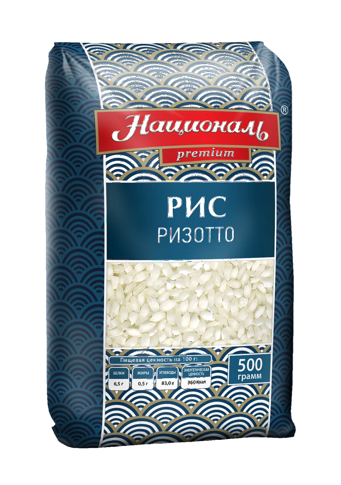 Рис круглозерный Ризотто Националь