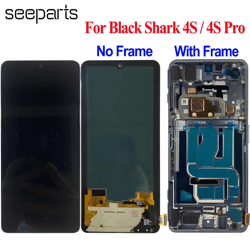 

Tested AMOLED 6.67'' For Xiaomi Black Shark 4S Pro LCD Display WIth Touch Screen Digitizer Assembly BlackShark 4S LCD