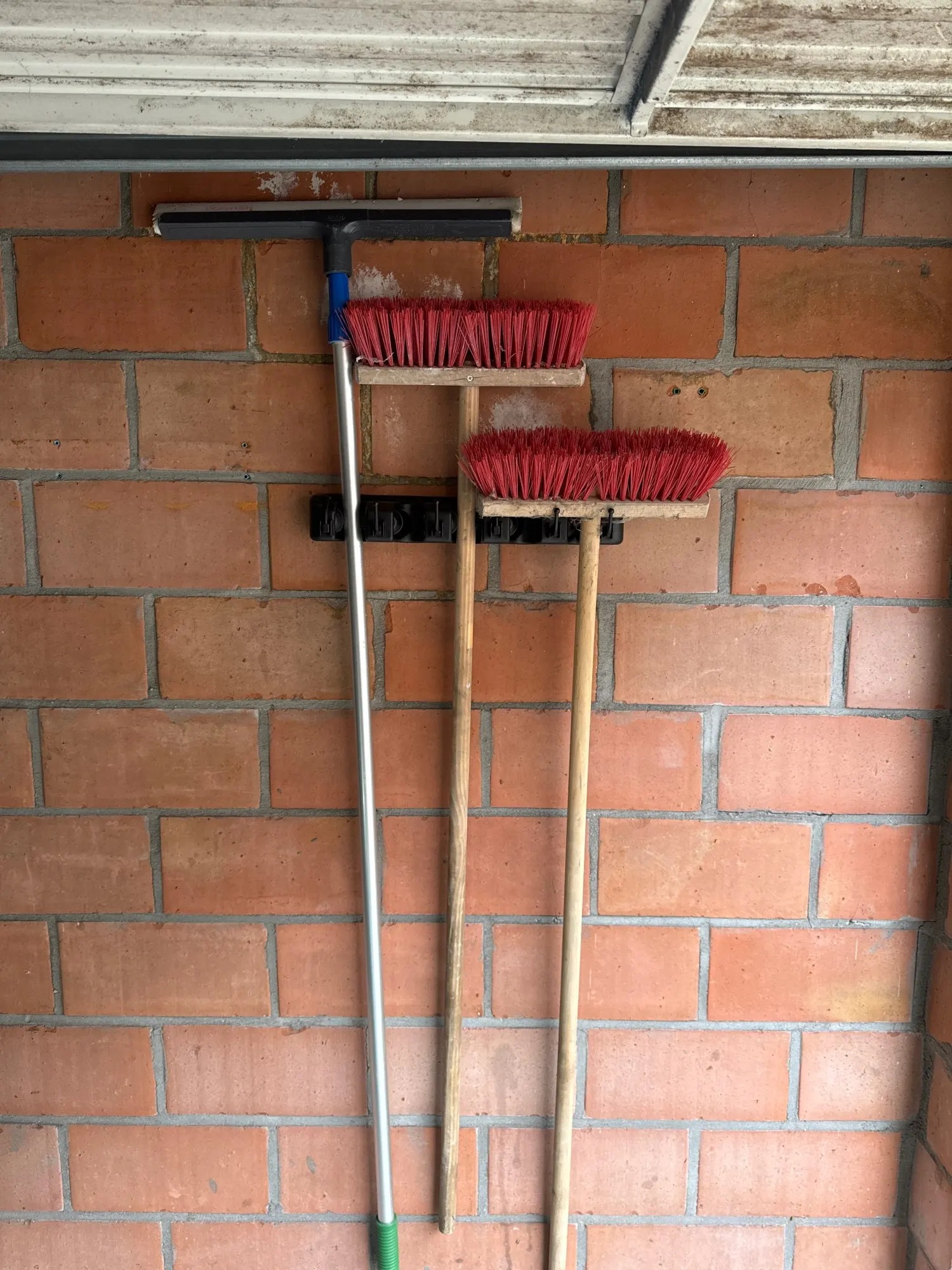 Clean and Tidy: Wall-Mounted Mop Holder with Multi-Functional Broom Hanger – Your Home's Organization Magic photo review