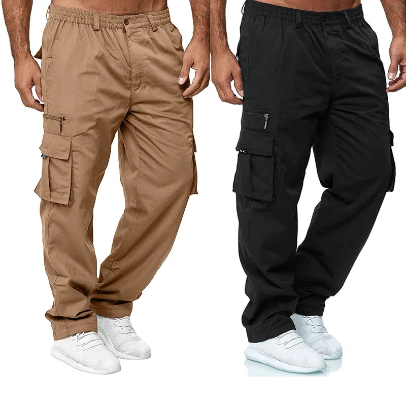 Nieuwe Streetwear Mannen Multi Pockets Cargo Harembroek Hip Hop Casual Mannelijke Track Broek Joggers Broek Mode Harajuku Mannen broek