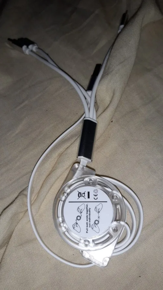 Cabo carregador 3 em 1retrátil 3A para Android/Universal Micro Type-C/Data 3 photo review