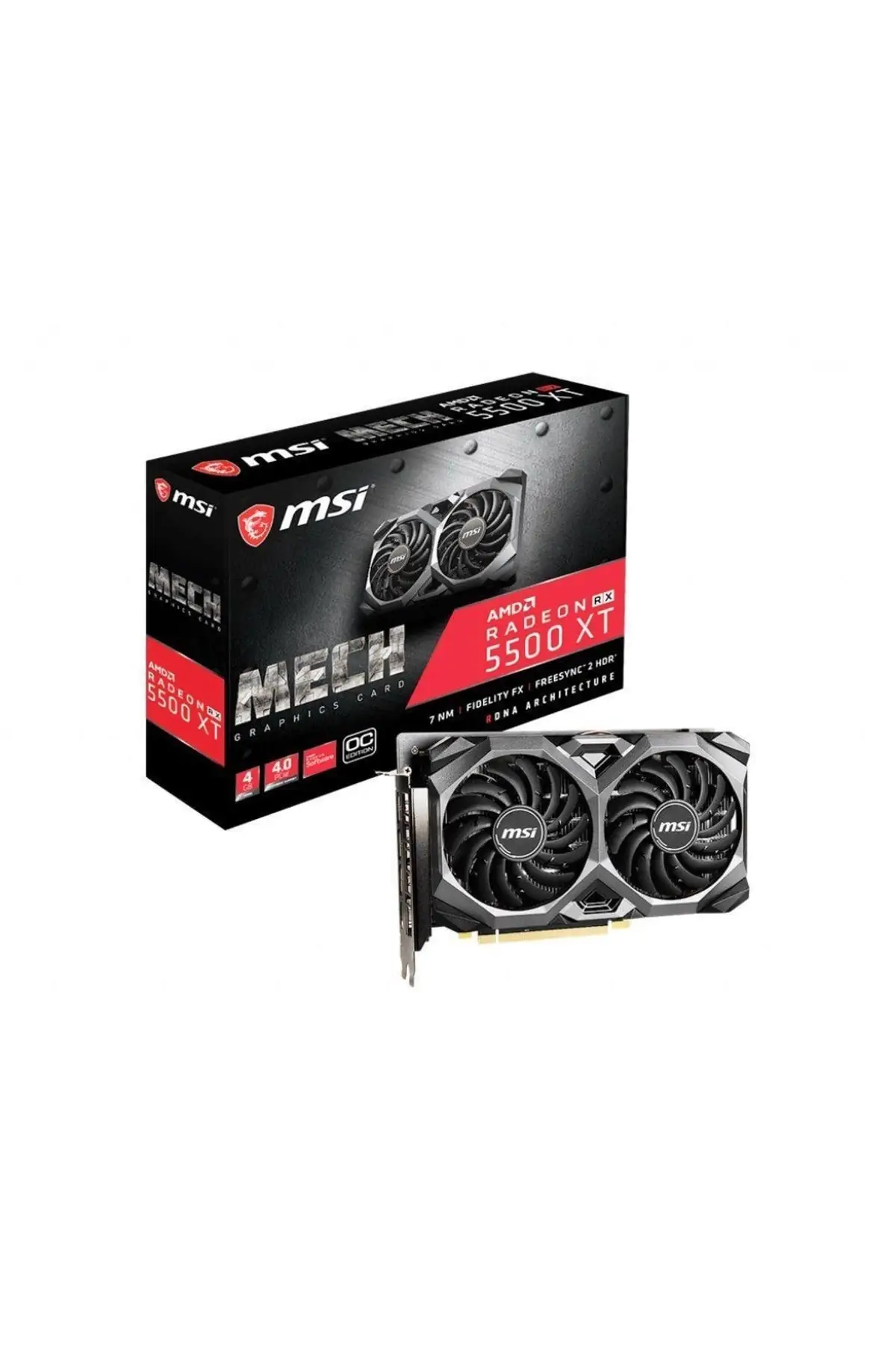 Компьютерная видеокарта Rx5500Xt