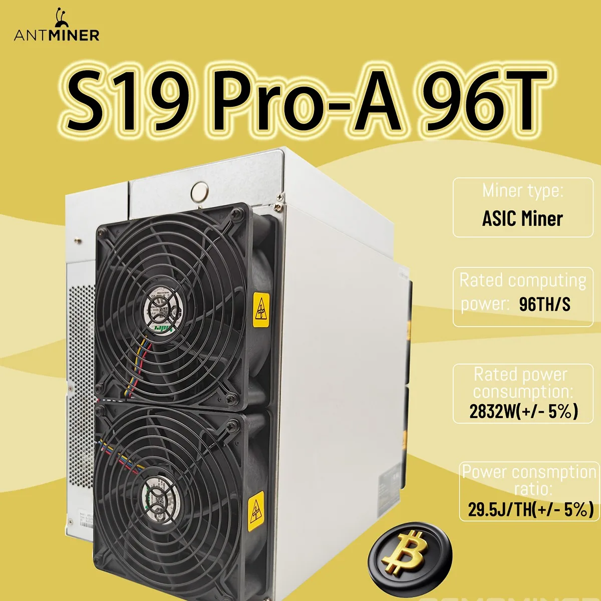 LTD DISCOUNT OFFER BUY 8 GET 4 FREE New Bitmain Antminer S19 Pro-A 96T  2832W BTC Mining Bitcoin Miner Asic Miner - AliExpress