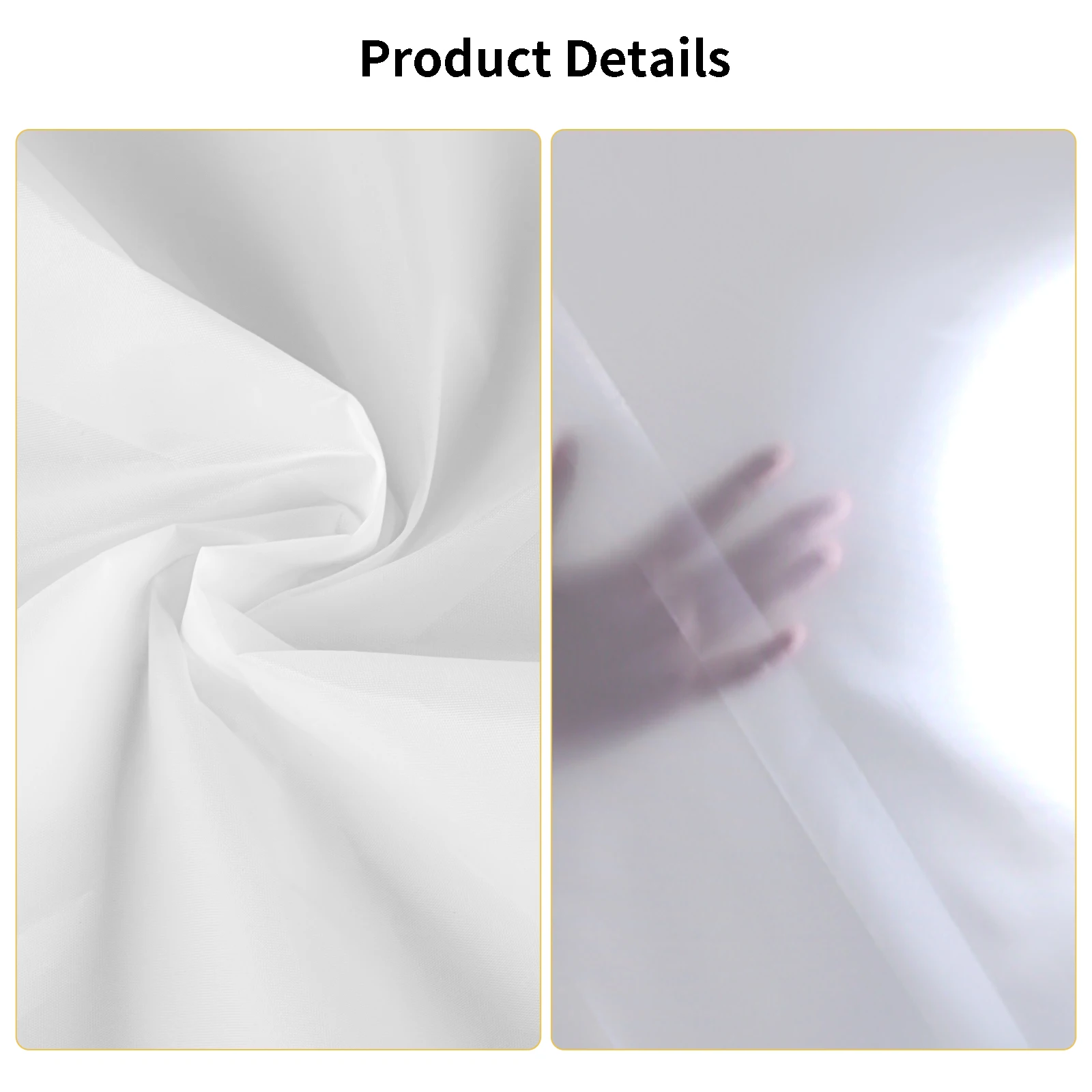 1M x 1.7M Diffusion Fabric Photography Background Nylon Silk White Seamless Ligh