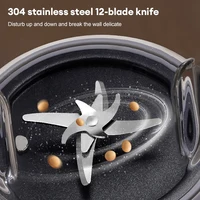 1500 мл машина для соевого молока, электрическая соковыжималка, блендер, миксер, машина для приготовления соевого молока, машина для разрушения стен, машина для приготовления рисовой пасты, машина для завтрака — изображение 5