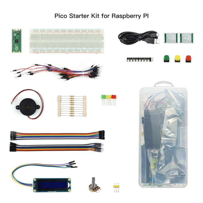 elecrow-starter-kit-for-raspberry-pi-picodiy-programming-school-basic-kitwith-25-detailed-tutorialwith-led-buzzer