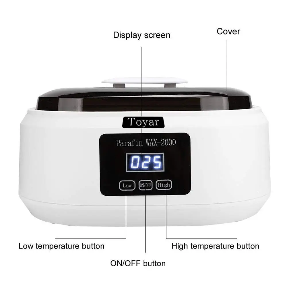 Paraffin Wax Machine for Hand and Feet, Touchscreen Paraffin Wax Warmer with 1.98lb Moisturizing Spa Bath Kit
